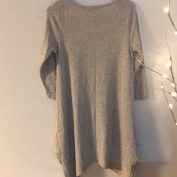 BNWOT Simply Southern Augusta Dress Grey - Picture 2 of 4